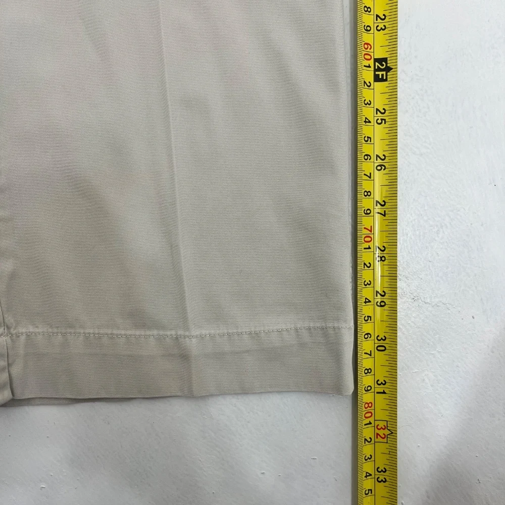 Polo Ralph Lauren Mens 38/32 Suffield Chino Pants Beige Flat Front Slash Pockets